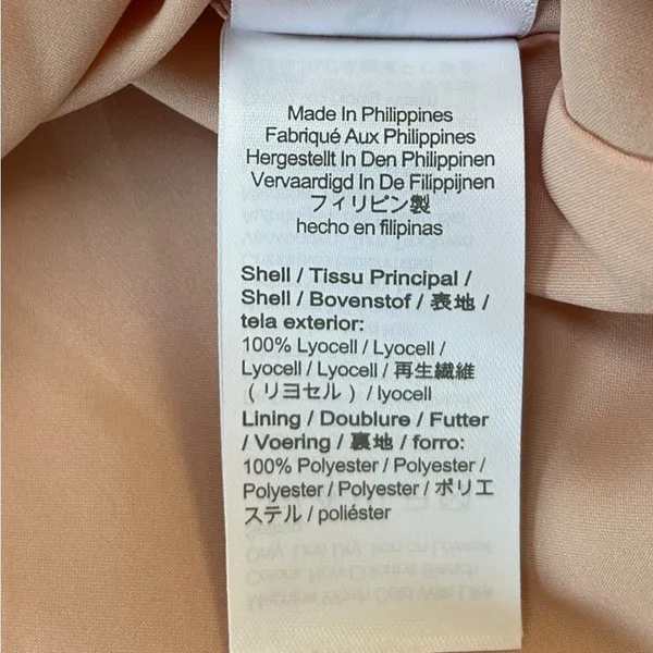 J.CREW NWT‎ $168 Square Neck A-Line Lined Blush Dress in Gramercy Twill Size 12 - Image 8