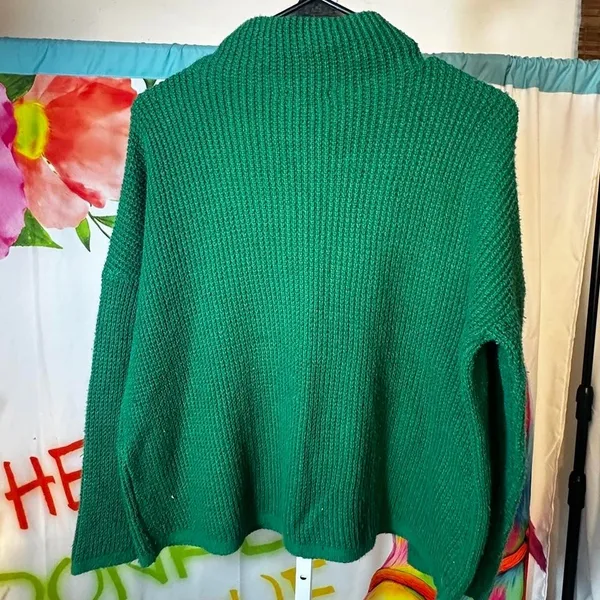 N203. J. Jill green sweater Size S - Image 3