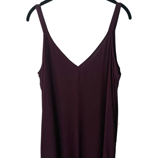 NEW Gap Purple Wide Leg Crop Jumpsuit Summer Coastal Travel Comfort Chic L - Image 7