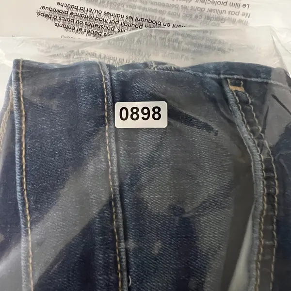 898 | a.n.a‎ High-Rise Distressed Raw Hem Jegging Blue Women 4P - Image 9