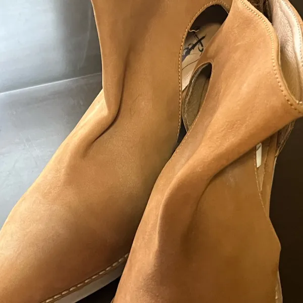 Free People Wilder booties, tan-Size (NWT 39.5 (9 1/2) - Image 4