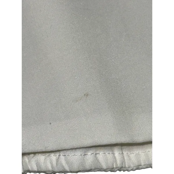 Abercrombie & Fitch White Collared Tie Front Long Sleeve Crop Top Blouse Size S - Image 6