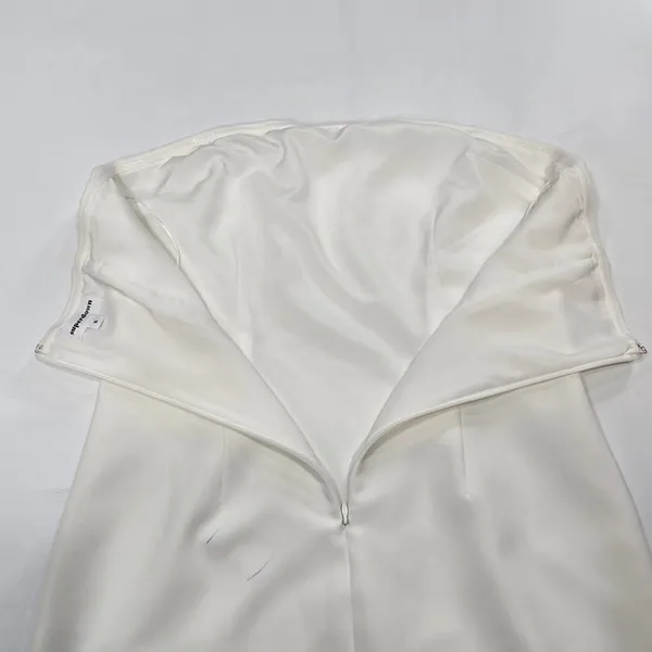 Superdown Isabel Strapless Mini Dress in White Small - Image 11