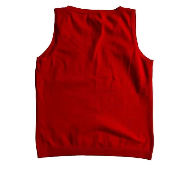 Talbots Red  Sweater Vest size M - Image 6