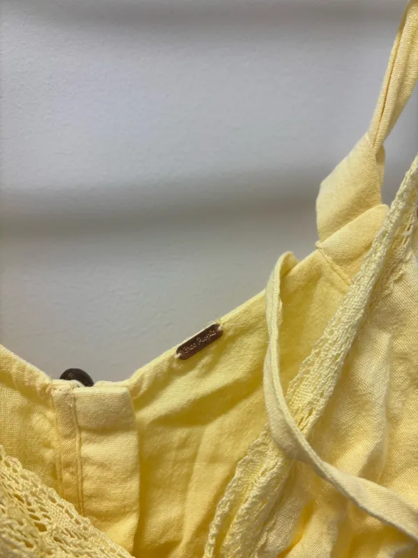 Free People Yellow Vivi Dress Cutout - Image 2