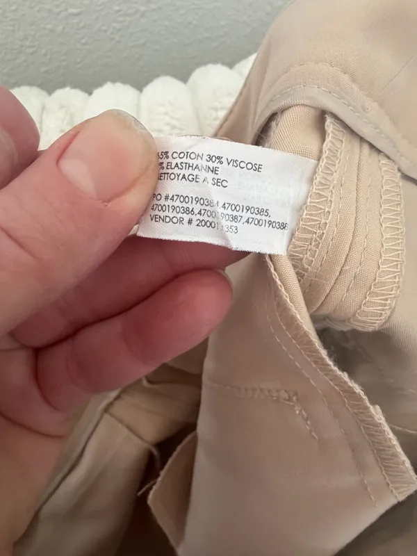 Club Monaco Khaki Chino Pants Size 0. - Image 5