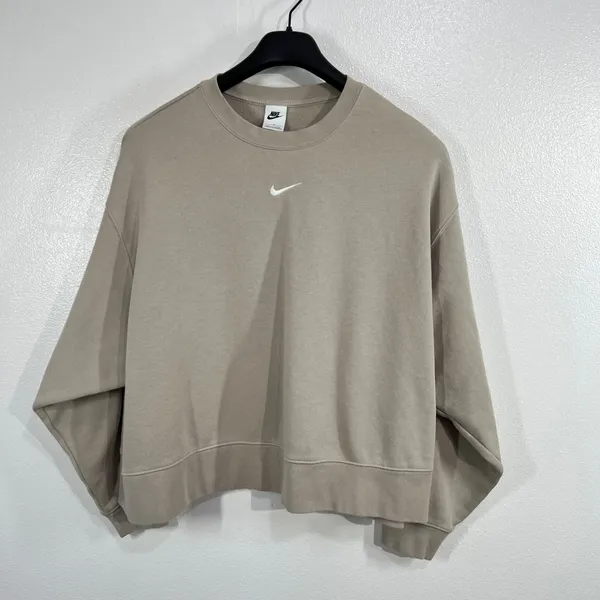 Nike Sportswear Phoenix Fleece Women's 2X Oversized Crew-Neck Sweatshirt DJ7667 - Image 2