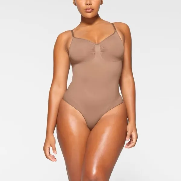 Skims Seamless Sculpt Brief Bodysuit Sienna Size XS - Image 8