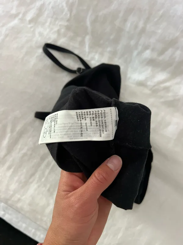 Black Hollister corset crop tank top - Image 3