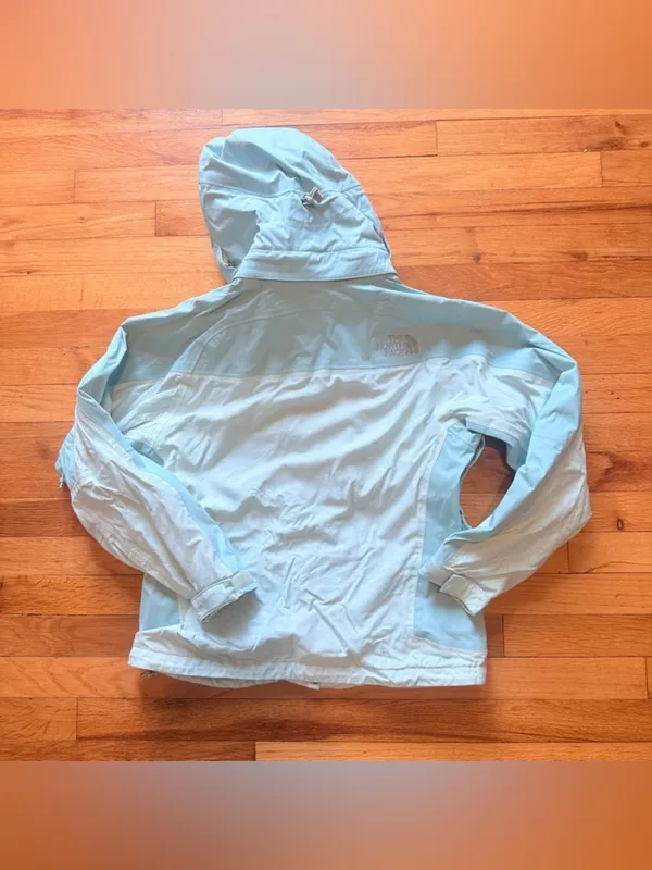 THE NORTH FACE TNF Hyvent‎ Rain Jacket Blue White size XS - Image 2