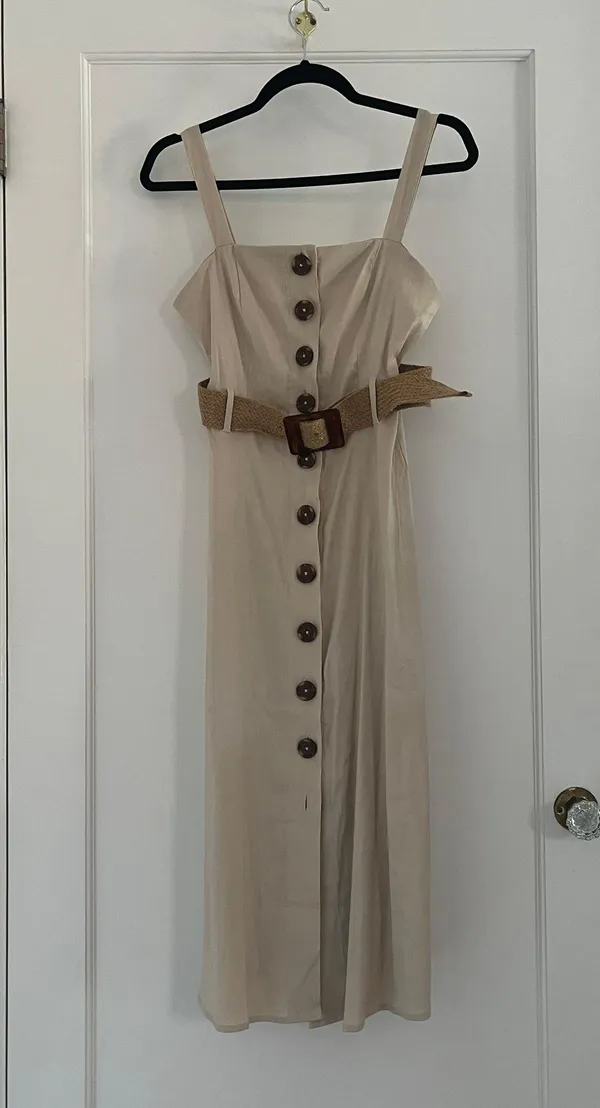 NWT Forever21 Linen belted dress - Image 3