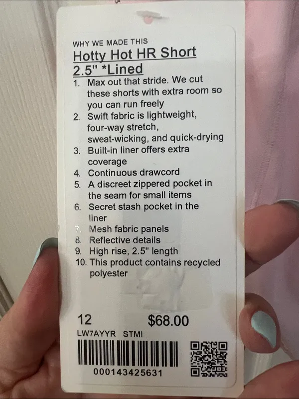 Lululemon Hotty Hot HR Short 2.5” Lined - Image 4