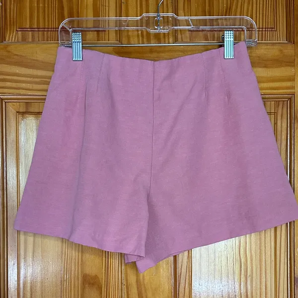 Zara High Waist Pink Women's Shorts - Image 2