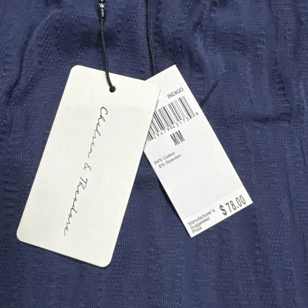 Chelsea & Theodore Skirt Womens M Tiered Purplish Blue Midi Cottage Prairie Core - Image 5