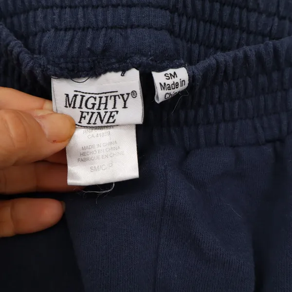 Mighty Fine Shorts Womens S Navy USA Graphic Flag Sweat Shorts Excellent - Image 2