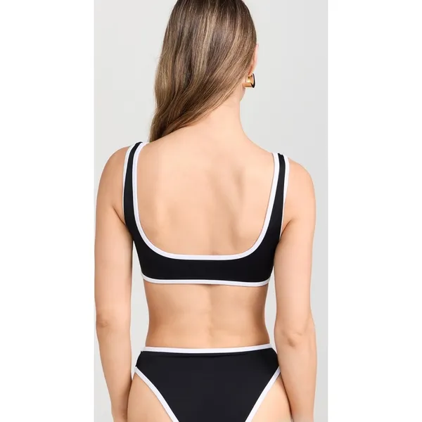 Lioness Swim Amour Top Soulmate Bottom Bikini Set‎ Onyx Black White L/M NWT - Image 2