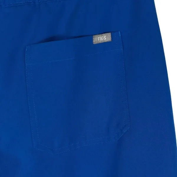 Figs Technical Collection Large Scrubs Pants Elastic Waist Pockets Straight Blue - Image 8