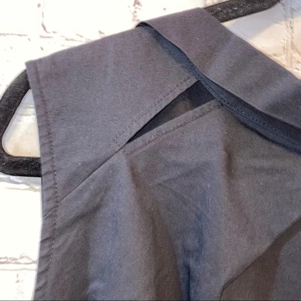 Worthington Black Peplum Sleeveless Blouse‎ Top XL Career Chic - Image 2