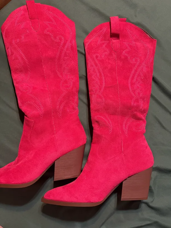 woman’s boots Pink Size 10.5 - Image 3