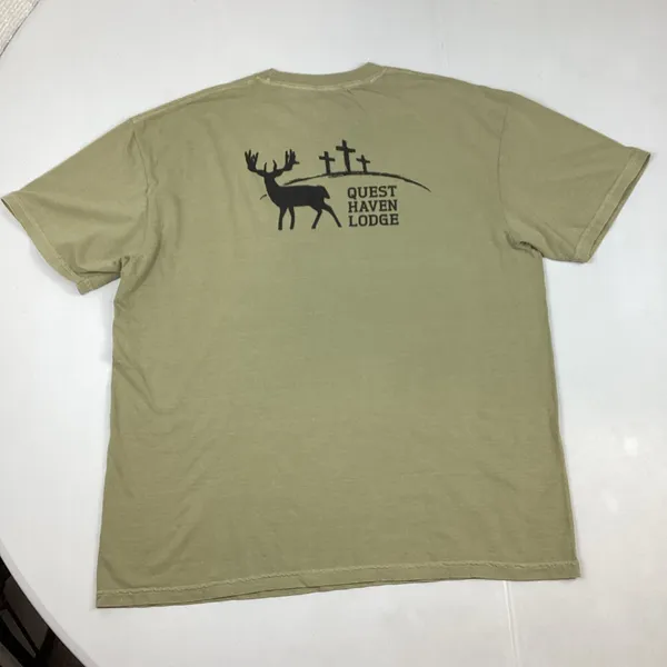 Men’s Comfort Colors Deer Hunting Lodge Cotton T-Shirt XL NEW! - Image 2