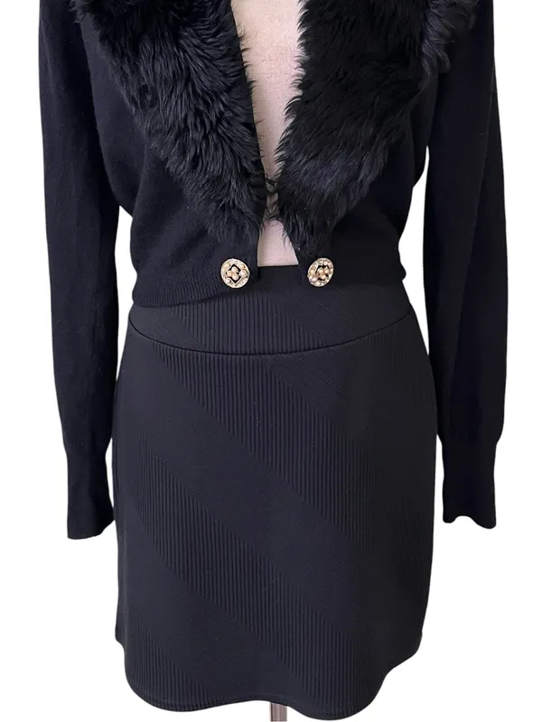 American Eagle Outfitters Black Pullon Skirt - Image 7