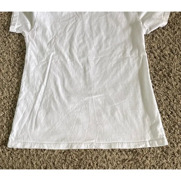 T Women's White Short Sleeve‎ Tee Size Small - Image 4