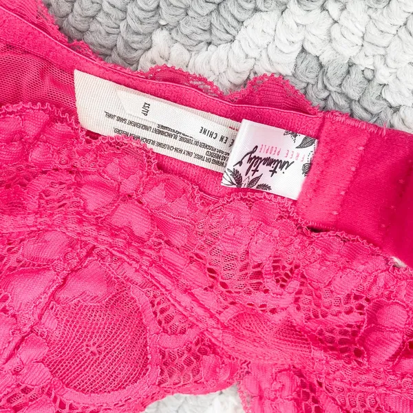 Free people intimately got pink lace bralette halter bra x-small - Image 7
