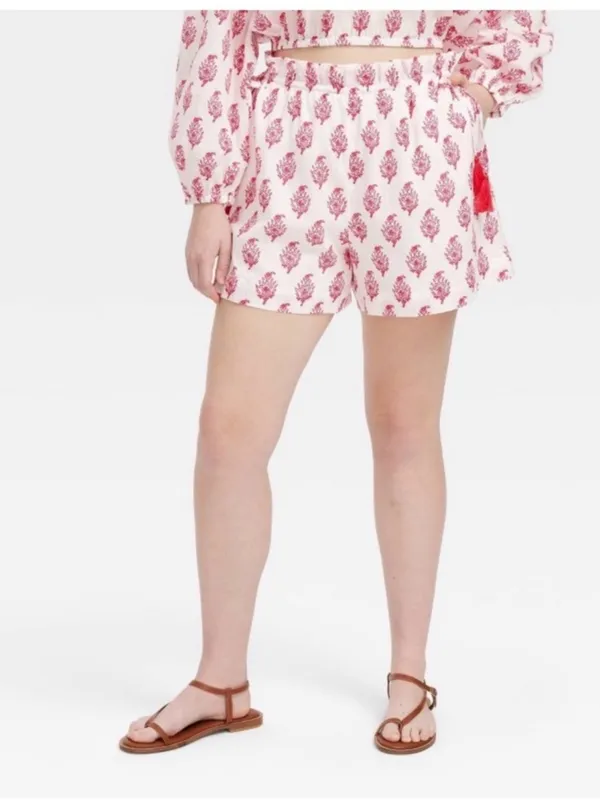 Roller Rabbit x Target Bouquet Side-Tie Beach set Pull-On Shorts & Top - Image 2