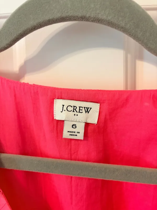 JCrew Pink Eyelet Dress - Image 2