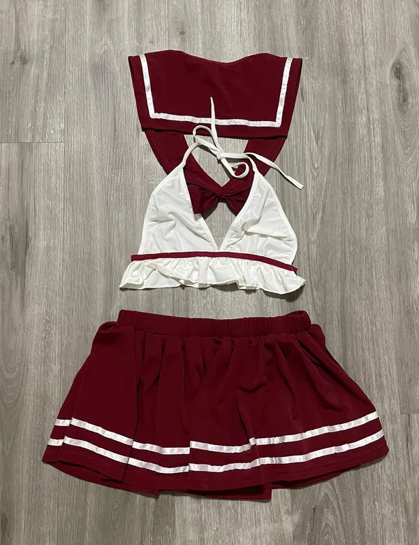 Avidlove School Girl Role play Lingerie Set Sexy Costumes - Image 4