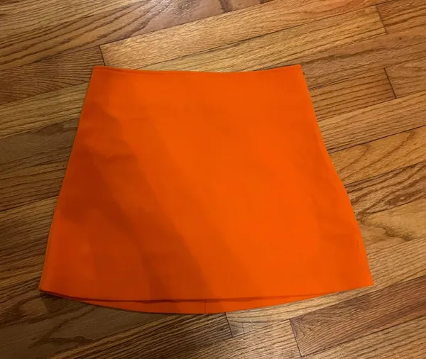 ZARA Orange  Mini Skirt - Image 3