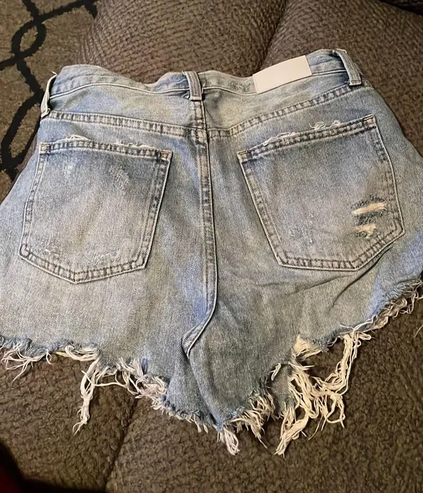 Distressed Jean Shorts - Image 3
