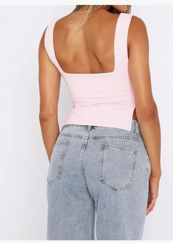 Amazon bubblegum pink top Size XS - Image 2