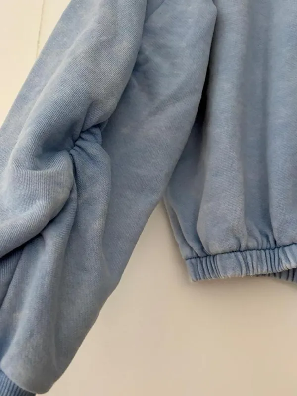 Free People Women's Blue Sweatshirt - Image 3