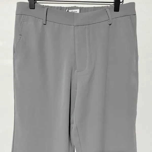 New Flare Leg Elastic Waist Trousers Victoria Pant Grey Size Medium - Image 6