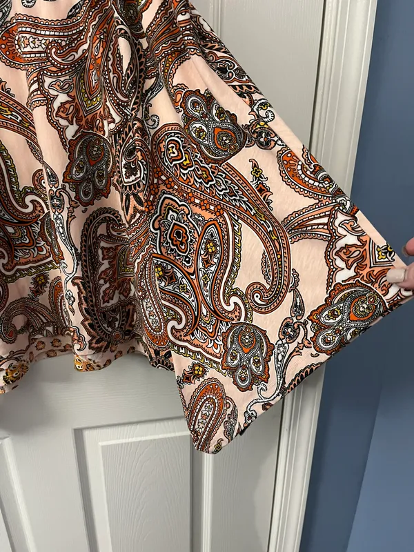 EST. 1946 Size XL Paisley Print Flowy Skirt - Image 6