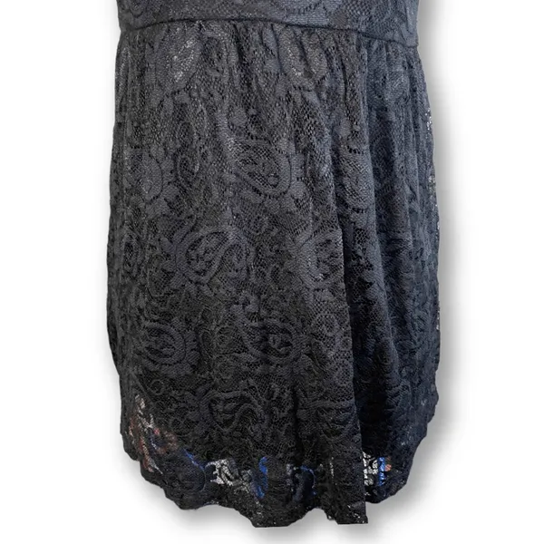 Y2K Whimsigoth Fairy Grunge Dark Romance Ethereal Sheer Lace Cami Babydoll Top‎ - Image 11