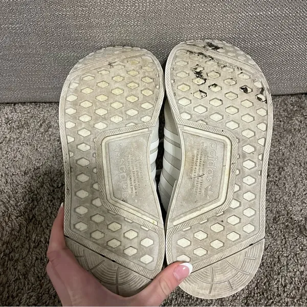 Adidas White NMD Sneakers - Image 7