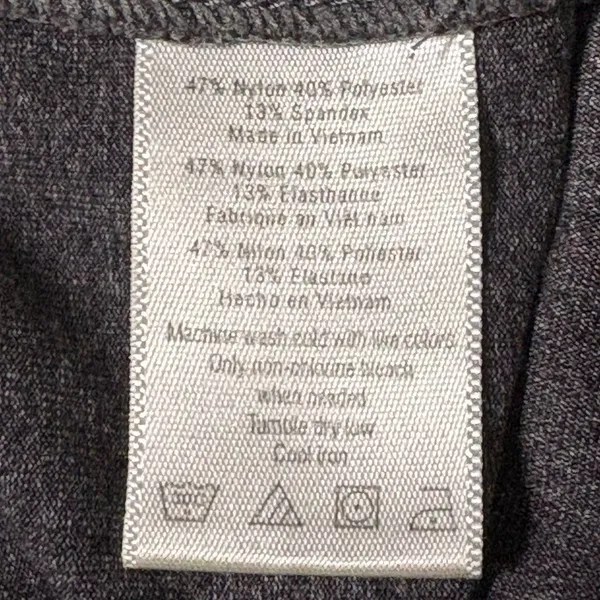 ALO Yoga Leggings Women Size M Gray Gym Activewear 7/8 Low-Rise Ankle Zip EUC - Image 8