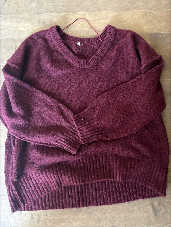 Free People Crewneck Sweater Oversized - Image 2