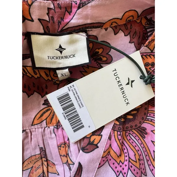 NWT Tuckernuck Beach Sunset Chintz Kenzo Coverup Mini Dress Size XL - Image 8