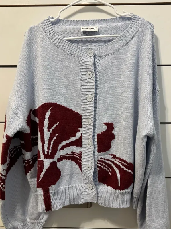 Princess Polly Jalen Floral Knit Cardigan Sweater - Image 2