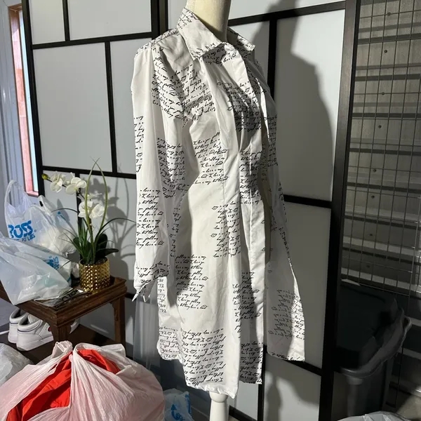Spoon shirt long jacket top White Size M - Image 6