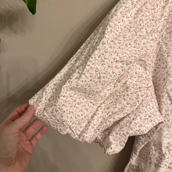 TUCKERNUCK Pink Ditsy Floral Lace Isabelle Mini Dress‎ – Hyacinth House 🌸 - Image 5