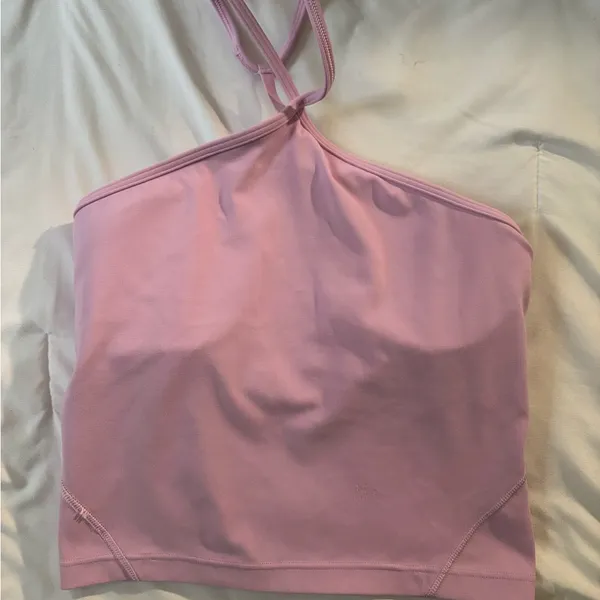 Lululemon Align Pink Strappy Longline Sports Bra Yoga Crop Top Size 2 - Image 2