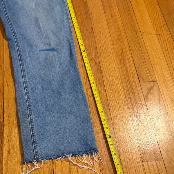 Harper High Rise Distressed Blue Jeans - Image 8