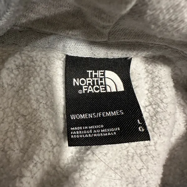 The North Face Women’s Sz: L Hoodie Sweatshirt Gray Half Dome Logo Pullover. - Image 9