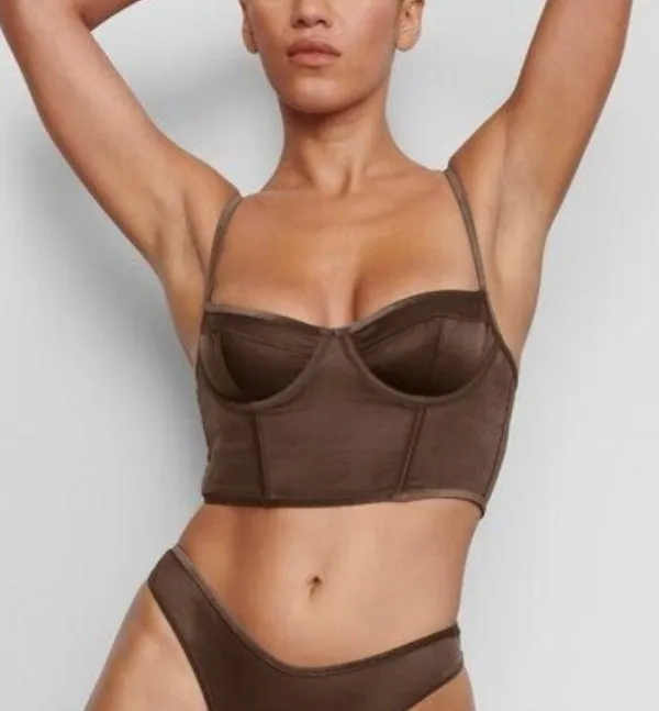 SKIMS Shimmering Corset Bra - Image 14