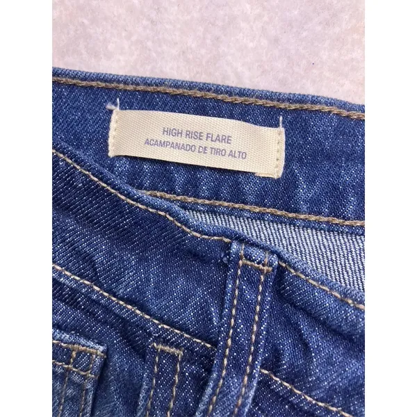 Universal Thread High Rise Flare Jeans‎ Women 12/R Blue Comfort Stretch Denim - Image 3