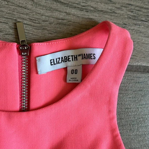 Elizabeth and James pink cutout dress - Image 3